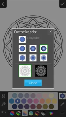 Coloring Mandalas android App screenshot 2