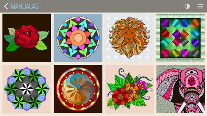 Coloring Mandalas android App screenshot 5